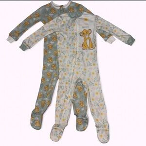 Lion King Disney Baby 2 pack One Piece Pajamas